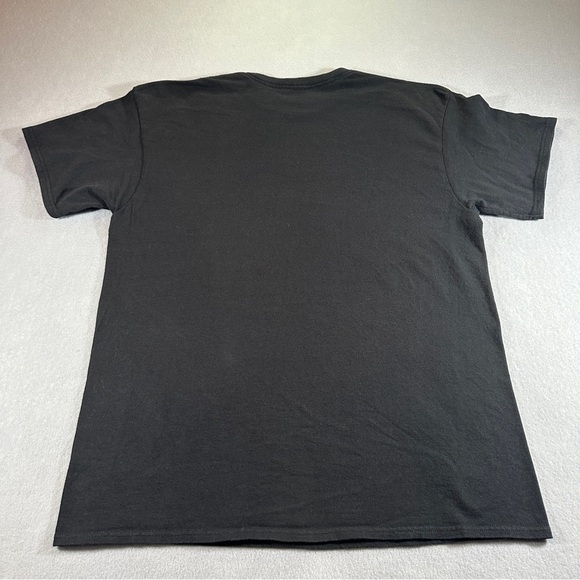 Star Wars Yoda Christmas T-Shirt Large Black “On The Nice List I Am” Holiday - Picture 6 of 6